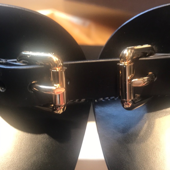 Black leather stunning wide belt! Over anything!! - Picture 4 of 8